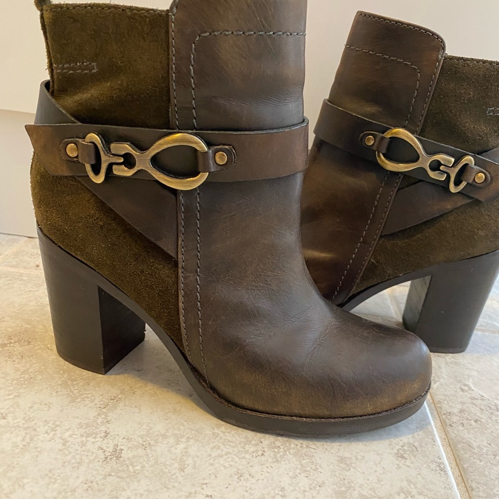 Geox all weather heeled boots